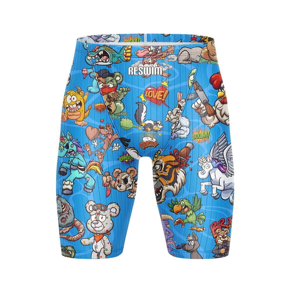 Funny Swim Jammer Swimsuit Sho - Swim Trunk Quick Dry recension och pris