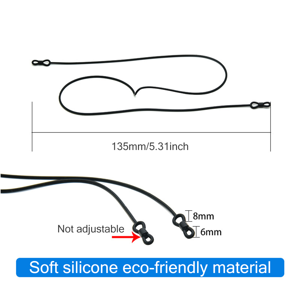 Colorful Silicone Glasses Chai - Sunglass Retainer Cord recension och pris