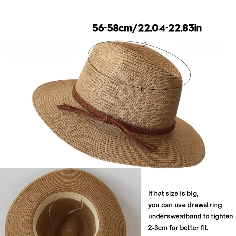 2025 New Straw Hat for Women M - Bucket Hat Straw recension och pris