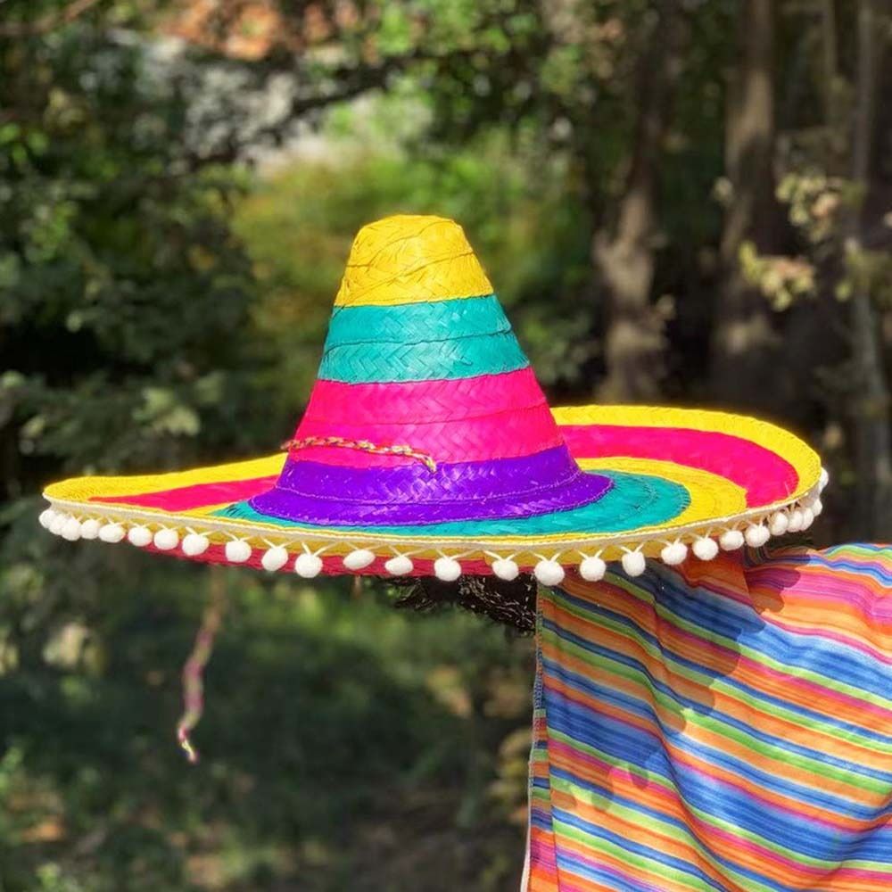 Wide Brim Mexican Party Hat Na - Bucket Hat Straw recension och pris